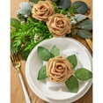 thumbnail image 2 of LFF Artificial Rose Flowers 50pcs Foam Roses for Diy Wedding Party Home Decorations Real Touch Foam Fake Rose Bulk with Stem, 2 of 5