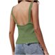 thumbnail image 4 of Fiudx Ofertas Del Día Blusa Cómoda de Punto Elástico Informal Sólida con Cuello En V y Manga Corta para Mujer a La Moda, 4 of 4
