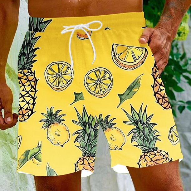 Puntoco Pantalones Cortos Para Hombre Con Bolsillos Con Cordón, Pantalones Cortos Con Estampado Del Día De La Independencia, Blanco Xxxxl, Pantalones Cortos Para Hombre