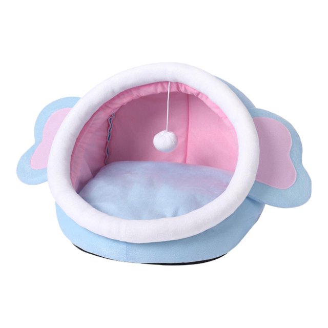 Cama para Gatos, Tienda para Mascotas, Cueva, Cama para Perros Pequeños, Perrera para Gatos, Perrera Antideslizante Cálida jinwen Cueva de la cama del gato