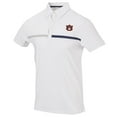 thumbnail image 2 of Men's White Auburn Tigers Color Blocked Stretch Polo, 2 of 3