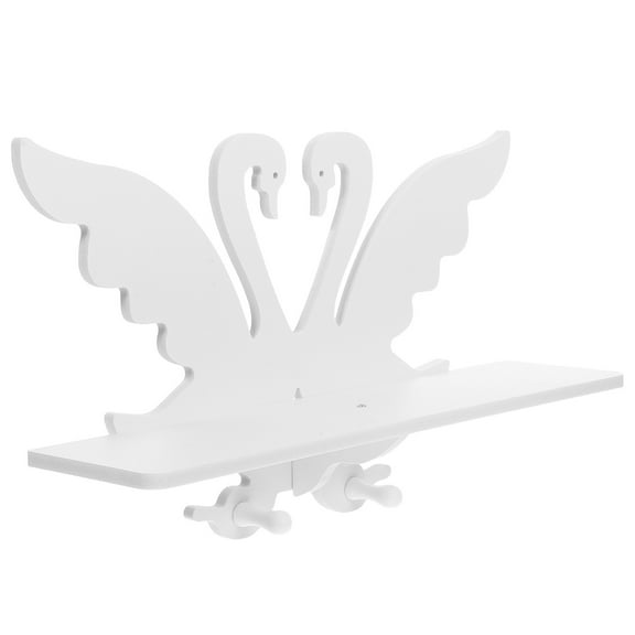GOOHOCHY Swan Floating Shelf Artware Display Stand Wall Mounted Floating Shelf For Living Room
