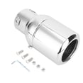 thumbnail image 1 of Modificación del coche de la garganta trasera del tubo del silenciador de la punta de escape ajustable Universal de 64mm, 1 of 10