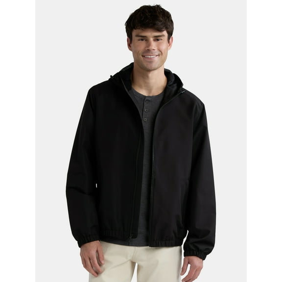 Ozark Trail Men's & Big Men's Windbreaker Jacket with Hood, Sizes S-3XL