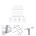thumbnail image 3 of WORGEOUS 4pcs  Cable Management Tray Desk Household Desk Storage Rack Under Desk Cable Tray, 3 of 8