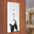 thumbnail image 3 of WIRESTER 1-Gang Toggle Light Switch Wall Plate/Switch Plate Cover, Animal Black White Tuxedo Cat, 3 of 6