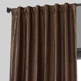 thumbnail image 5 of Copper Brown Blackout Faux Silk Taffeta Curtain (1 Panel), Copper Brown, 50W X 96L, 5 of 9
