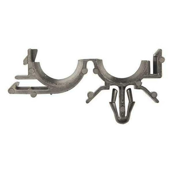 Manufacturer Varies Push-In Rivet, 1/2 in Dia., Nylon Body, 25 PK 1239PK