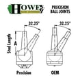 thumbnail image 2 of Howe Racing 22320S K772 Upper Ball Joint, 68-89 Chrysler, Steel, 2 of 3