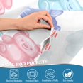 thumbnail image 5 of Yayeee Kitchen Curtains Tier Set of 2 Light Filtering 57"x24" Over Sink Window Panels, Colorful Gummy Bears Pattern, 5 of 7
