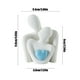thumbnail image 3 of Figura de cerámica de pareja en forma de corazón | Regalo de San Valentín y decoración del hogar | Arte abstracto moderno para la entrada, la vinoteca o la sala de estar, 3 of 6
