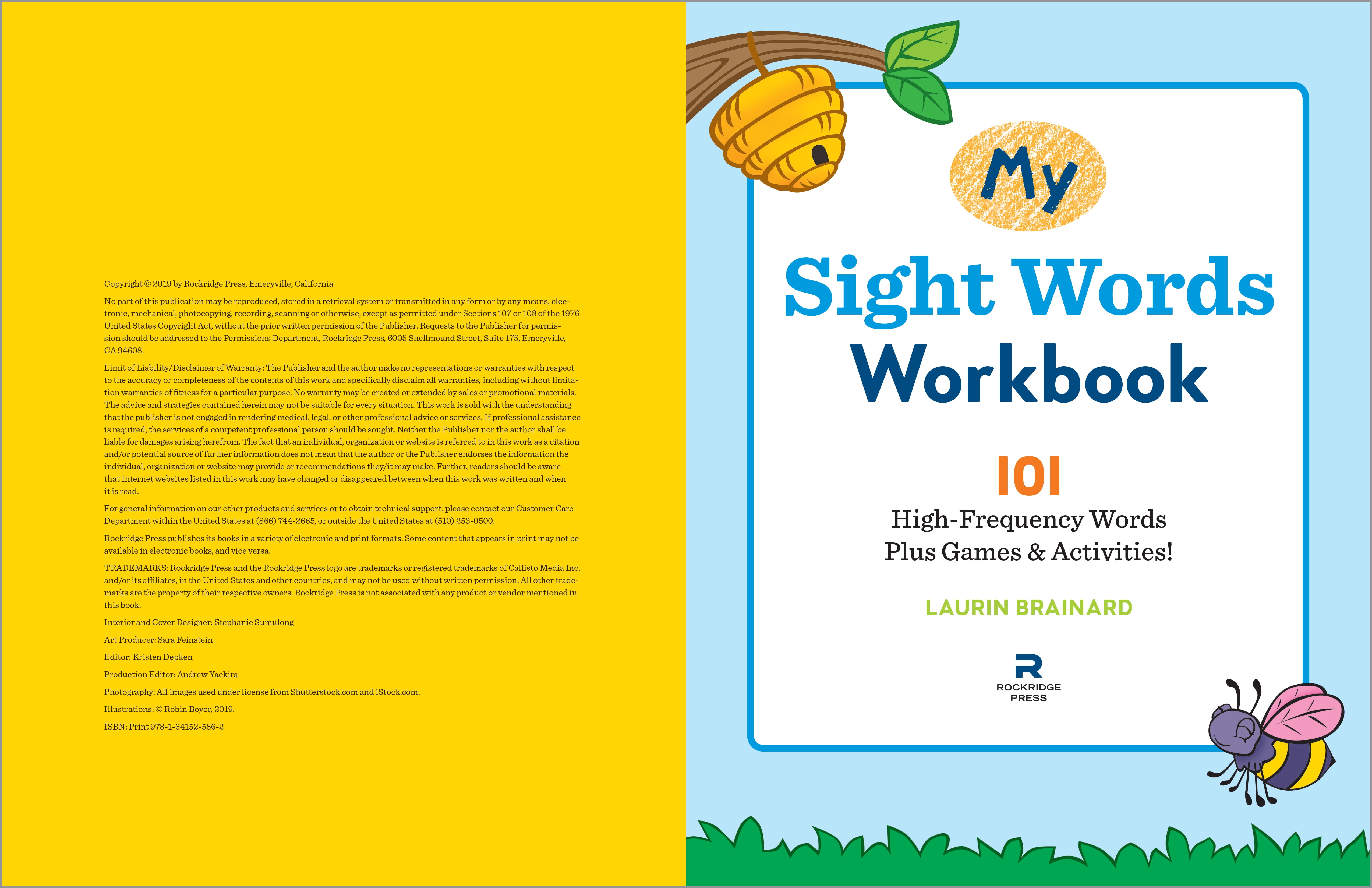 My Sight Words Workbook: 101 High-Frequency Words Plus Games & Activities! (Spiral Bound)