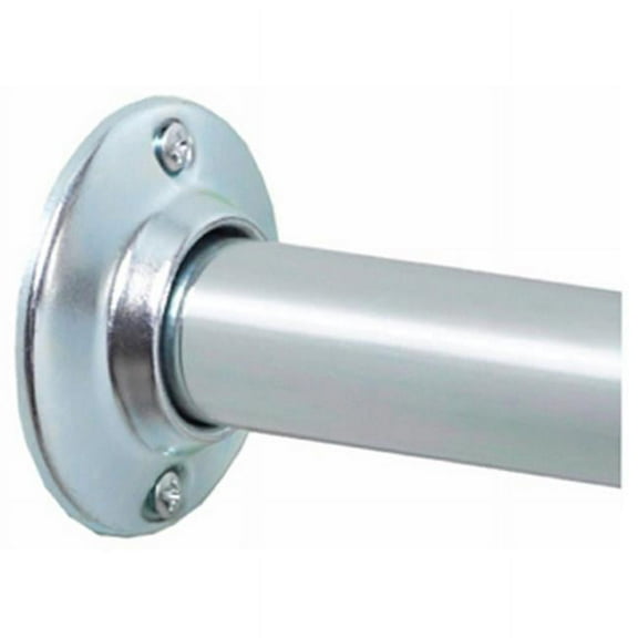 Zenith AL500S 60 in. Chrome Aluminum Builders Shower Rod