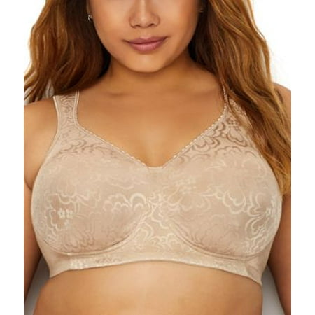 

Playtex 18 Hour 4745 Ultimate Lift & Support Wirefree Bra Nude 48C Women s