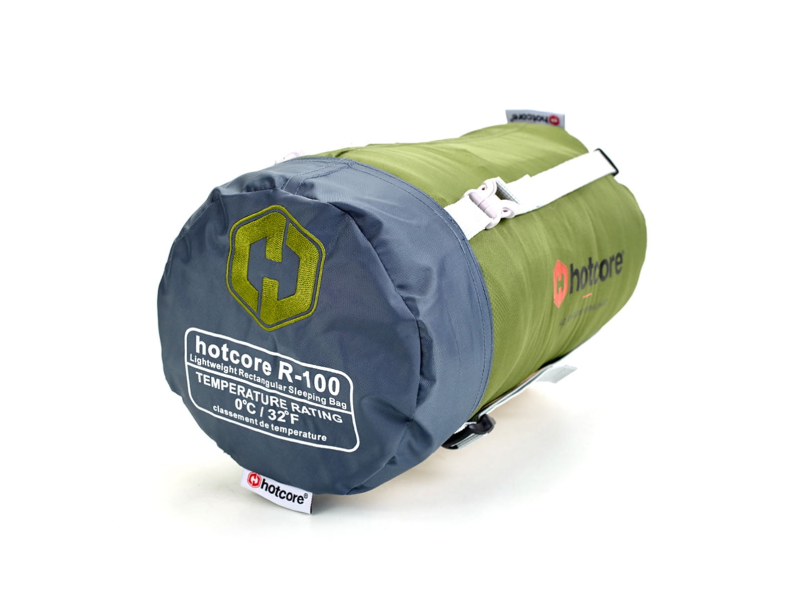 Hotcore  Sleeping Bag, Green, 90in x 34in