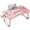 Pink, variant on Laptop Desk Foldable Bed Table, Portable Lap Desk Laptop Bed Tray Table with Storage Drawer and Cup Holder, Lap TraysTables Notebook Stand Reading Desks Breakfast Tray for Beds Couch Sofa Floor –