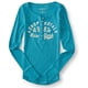 thumbnail image 2 of Aeropostale Womens 1987 New York Henley Shirt, Verde, Small Aeropostale henley, 2 of 2
