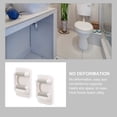 thumbnail image 6 of IBASETOY 2Pcs Mop Wall Hanging Clip Plastic Adhesive Anti Slip for Kitchen and Bathroom Users, 6 of 7