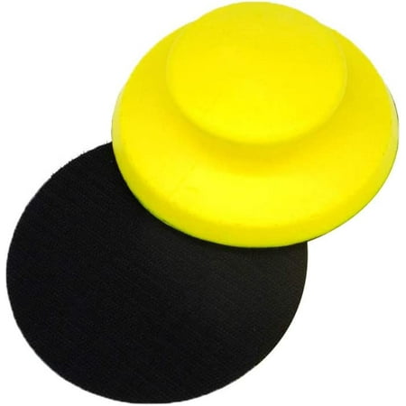 

5 Inch Round Sanding Block Hook and Loop Hand Sanding Block Polishing Pads Handheld Sanding Pad Sanding Disc for Car Body Woodworking Furniture