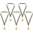 thumbnail image 1 of Unique Bargains 2' Gold Table Tennis Medals, 5Pcs Table Tennis Award Medals, 1 of 5