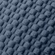 thumbnail image 5 of Fundas de almohada de tejido suave tamaño estándar transpirables, amigables con la cara, cubiertas decorativas de tejido de almohada con rayas de pana Corduroy - Azul, 5 of 6