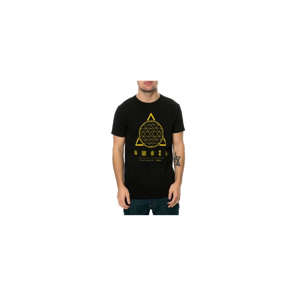Camiseta gráfica AMBIG The Regrade para hombre negra mediana