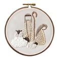 thumbnail image 1 of Under 10 DIY Knitting DIY Scene Embroidery Kit Set of 4 Christmas Kits Embroidery Kit for Beginners Beginner Embroidery Kit for Adults Embroidery Kit Embroidery, 1 of 1