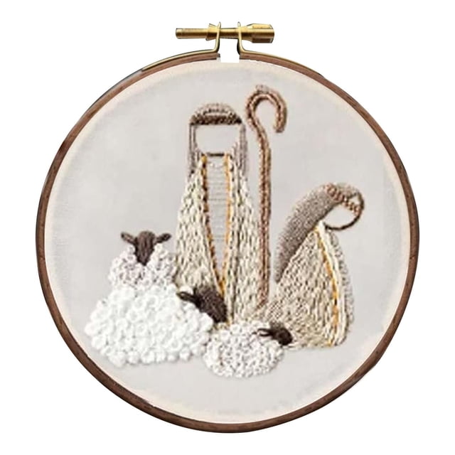 Under 10 DIY Knitting DIY Scene Embroidery Kit Set of 4 Christmas Kits Embroidery Kit for Beginners Beginner Embroidery Kit for Adults Embroidery Kit Embroidery