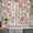 Off-White, variant on Watercolor Floral Kitchen Curtains 63 Inch Length, Retro Botanical Flowers Leaves Spring Beige Tiers Curtains for Living Room Berdoom, Light Filtering Drapes Window Treatment 2 Panels 42"Wx63"L