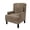 Light Brown, variant on Aprafie Ergonomic Wingback Chair, 20.7" High Back Accent Chair with Ultra-Thick Cushion, Solid Wood Arms & Legs for Living Room, Bedroom, Reading Nook, Dark Brown