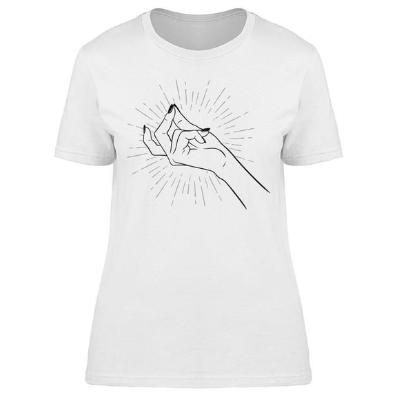 Female Hand Snapping T-Shirt Women -Image by Shutterstock, Female Small