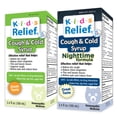 thumbnail image 4 of Kids Relief Cough & Cold Syrup Combo Daytime & Nightime Formula for Kids 0-12 Years, Gluten & Dye Free, No Added Sugar, 2 x 3.4oz, 4 of 7