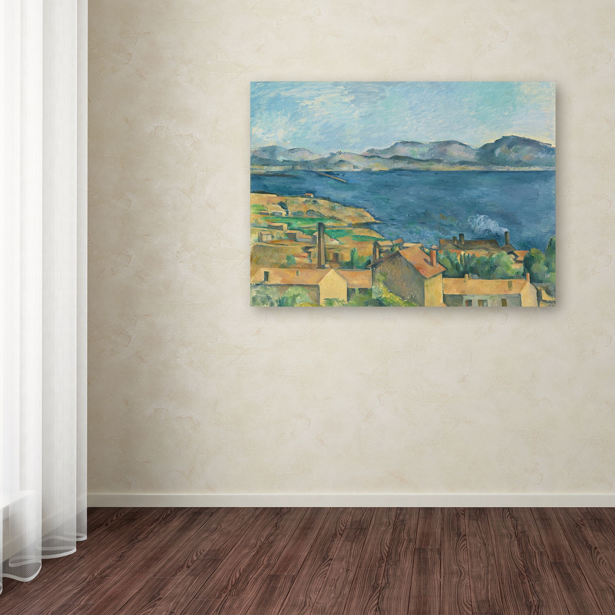 Cezanne 'The Bay Of Marseilles' Canvas Art