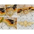 thumbnail image 2 of Golden Tone Iridescent Crystal Colored Rhinestone Insect Moth Brooch Pin, 2 of 5