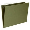 thumbnail image 2 of Business Source 1/3 Tab Cut Letter Recycled Hanging Folder - 8 1/2" x 11" - Standard Green - 100% Recycled - 25 / Box | Bundle of 5, 2 of 2