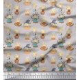 thumbnail image 1 of Soimoi Velvet Fabric Cute Girl Kids Print Sewing Fabric Yard 58 Inch Wide, 1 of 5
