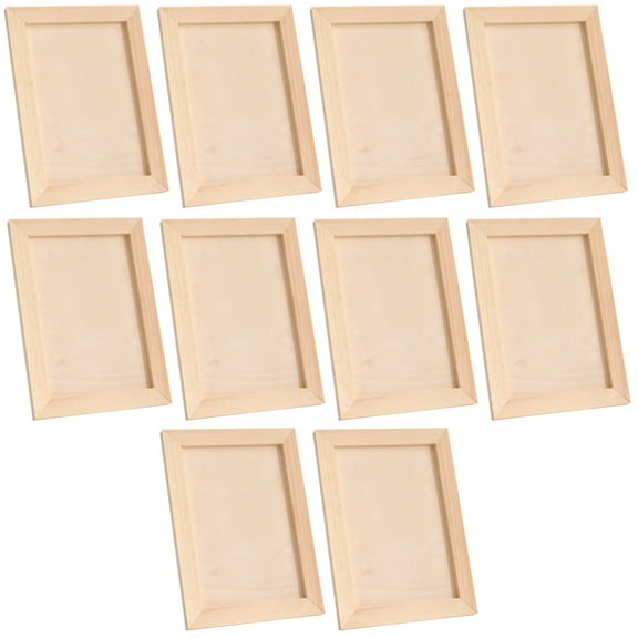 10 Pcs Wooden Canvas Frames for Painting, 20x30 cm/7.87x12 in, 0.9cm/0.35 in Thickness, Smooth Surface, Ideal for Oil, Acrylic, and Craft Projects