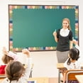 thumbnail image 2 of kurtrusly Paper Style Border Stickers Creative Bulletin Board Border Sticker School Blackboard Stunning Borders Board Border type+4, 2 of 5