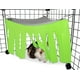 thumbnail image 3 of Escondite Forestal de Forro Polar para Cobayas, Hurones, Chinchillas, Erizos, Conejos Enanos y Otras Mascotas Pequeñas - Accesorios y Juguetes Verde brillar Juguete, 3 of 5