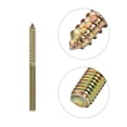 thumbnail image 4 of 5/16-18x3-3/4" Hanger Bolts, 8 Pack Double Ended Screws Wood Dowel Screws, 4 of 5