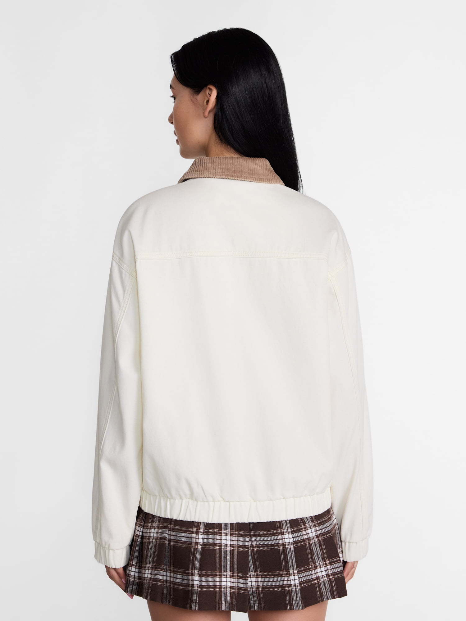 Madden NYC Women's Cotton Twill Bomber Jacket, Sizes XXS-XXL