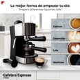 thumbnail image 4 of Cafetera Espresso Bogner Capuccino 4 Tazas Acero Inoxidable Moderno, 4 of 9