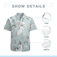 thumbnail image 7 of High Quality Hawaiian Shirts for Men Short Sleeve Aloha Beach Shirt Floral Summer Casual Button Down Shirts Blouses RZYU2V, 7 of 7