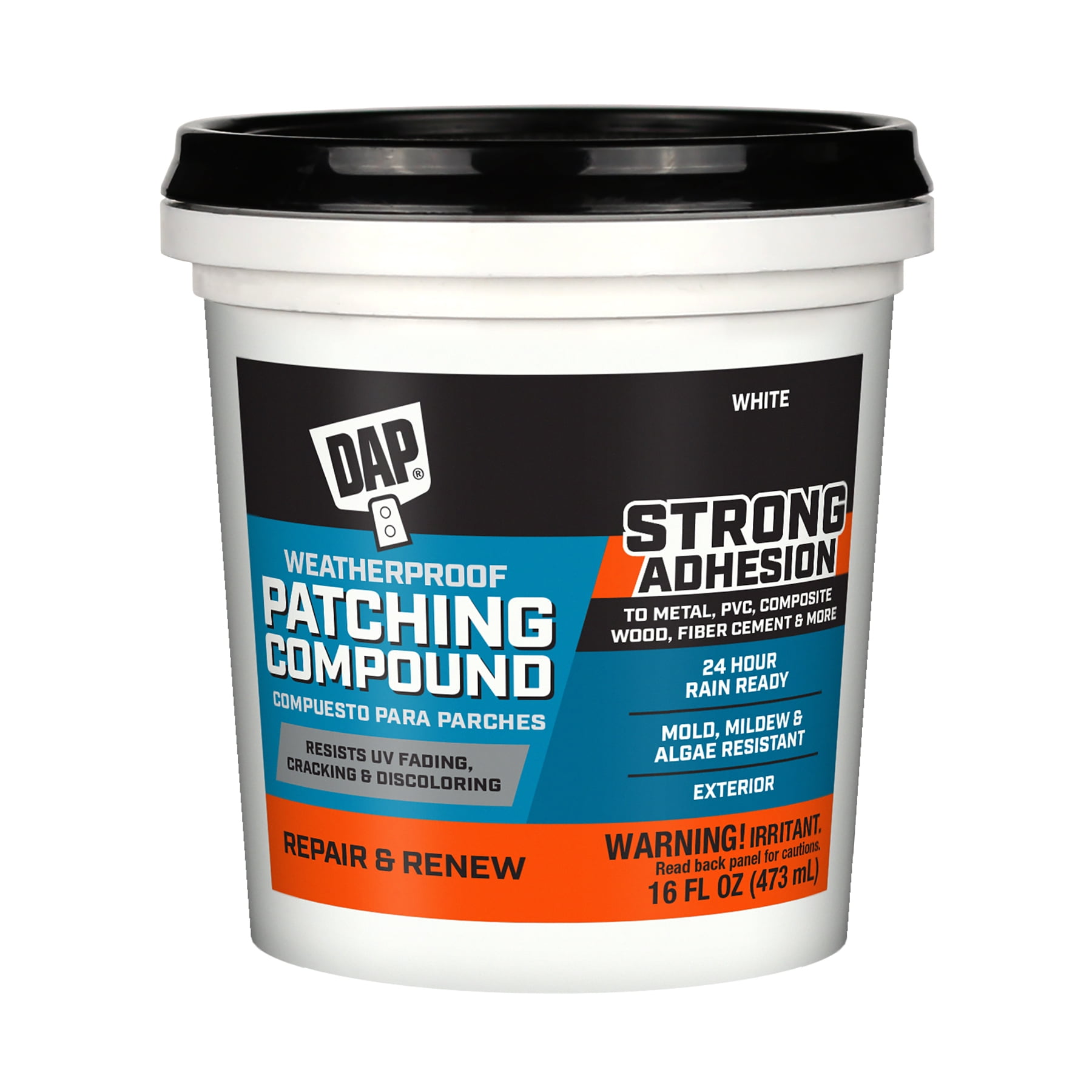 Free Shipping! DAP Lightweight Spackling White 8 oz, Fast N Final