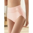 thumbnail image 3 of MEIYATING 5-Pack Women's High-Waist Briefs, Striped Comfortable Soft Panties, Elegant Style, Daily Essentials, 3 of 6