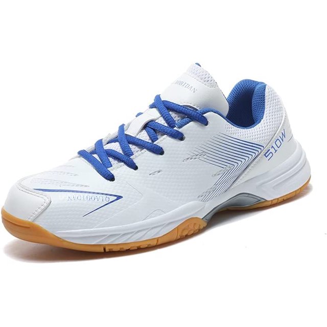 Xishao Tenis de mesa de raquetbol para interiores casuales para hombre, zapatos de cancha de bádminton, zapatos de moda para pickleball, zapatos de squash Xishao ropa