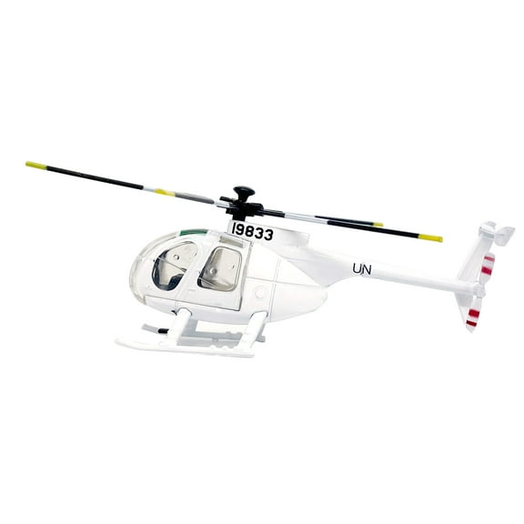 CSYANXING MH-6 Little Bird US Army Helicopter Replica 1:100 Scale Alloy Model 2.8” Decor Collectors Gift Display