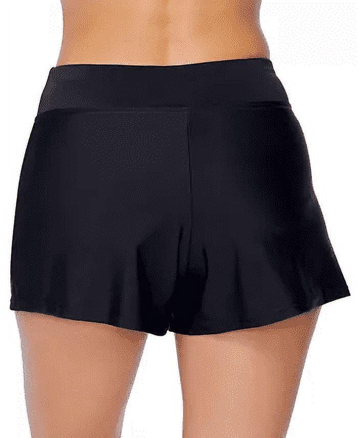 Island Escape Pull-on Swim Shorts In Black