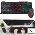 thumbnail image 4 of Keyboard Wired Keyboard And Mouse Set Mechanical Cracked Character Illuminated Gaming Accessories, 4 of 8