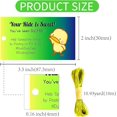 thumbnail image 2 of 50Pcs You've Been Ducked Cards Duck Tags Card Duck Duck Jeep Tags Ducking DIY Jeep Duck Card with Hole Twine for Rubber Duck Jeeps Car Jeeps Decor Gifts Green 3.5x2Inch-Your Ride is Sweet DIY, 2 of 7